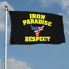 Fyon Iron Paradise Respect Flag Indoor and outdoor banner