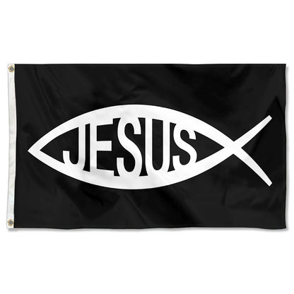 Fyon JESUS Fish Flag Indoor and outdoor banner