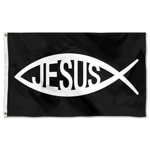 Fyon JESUS Fish Flag Indoor and outdoor banner