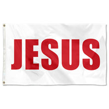 Fyon JESUS Flag White Indoor and outdoor banner