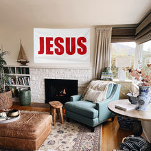 Fyon JESUS Flag White Indoor and outdoor banner