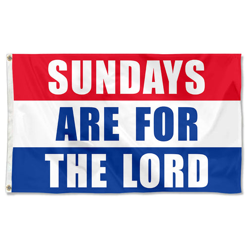 Fyon JESUS Sundays Are For the Lord Flag Indoor and outdoor banner