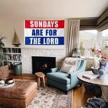 Fyon JESUS Sundays Are For the Lord Flag Indoor and outdoor banner