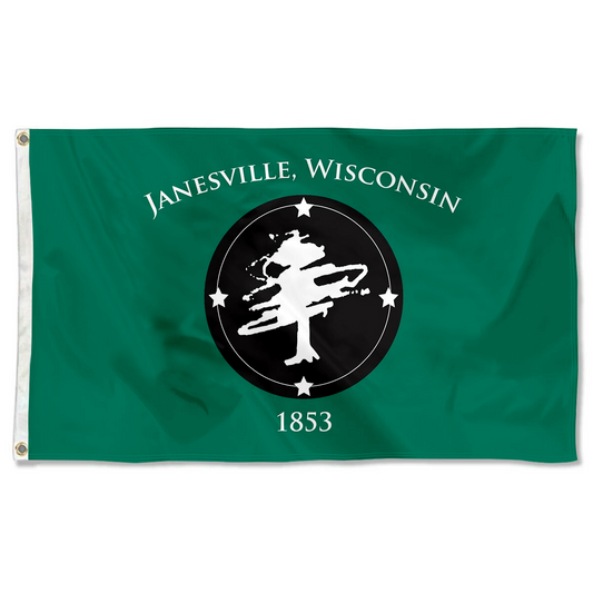 Fyon Janesville, Wisconsin flag Banner