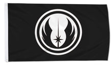 Fyon Star Wars Jedi Order Flag Jedi Symbol Indoor and outdoor banner Black