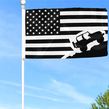 Fyon Jeep Chevy Dodge USA Flag Banner