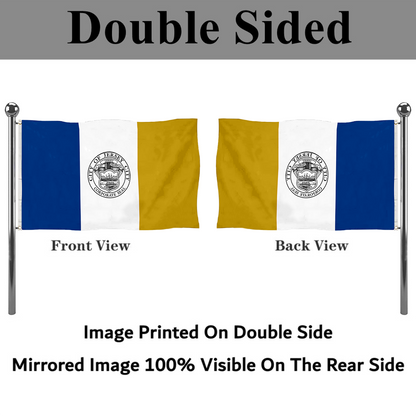 Fyon Jersey City, New Jersey flag Banner