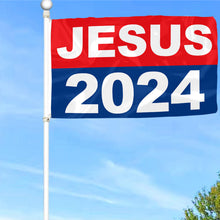 Fyon Jesus 2024 Flag FREE SHIPPING Our Only Hope Red Blue Trump USA Poster Sign Flag  Indoor and outdoor banner