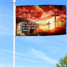 Fyon Jesus Believe On The Lord Jesus Christ Flag 41030 Indoor and outdoor banner