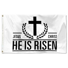 Fyon Jesus Christ He Is Risen Flag Banner