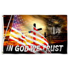 Fyon Jesus In God We Trust Flag 41127 Indoor and outdoor banner