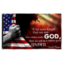 Fyon Jesus One Nation Under God Flag 41130 Indoor and outdoor banner