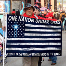 Fyon Jesus One Nation Under God Patriotic Flag 41036 Indoor and outdoor banner