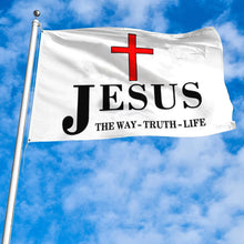 Fyon Jesus The Way, Truth, Life Flag Banner