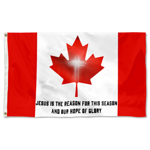 Fyon Jesus, Our Hope Glory Canada Flag 41148 Indoor and outdoor banner