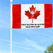 Fyon Jesus, Our Hope Glory Canada Flag 41148 Indoor and outdoor banner