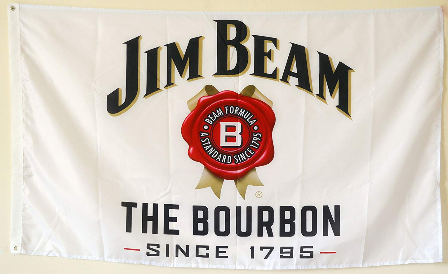 Fyon Jim Beam Beer Novelty Flag Banner White