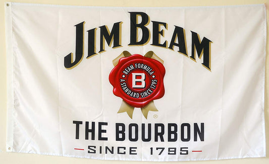 Fyon Jim Beam Beer Novelty Flag Banner White