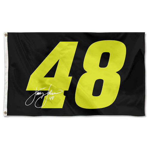 Fyon Jimmie Johnson #48 Racing Car Flag Indoor and Outdoor Banner