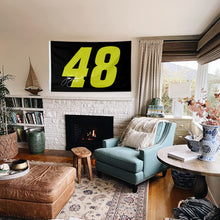 Fyon Jimmie Johnson #48 Racing Car Flag Indoor and Outdoor Banner