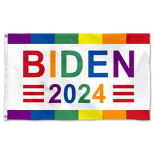 Fyon Joe Biden 2024 Flag Rainbow Indoor and Outdoor Banner