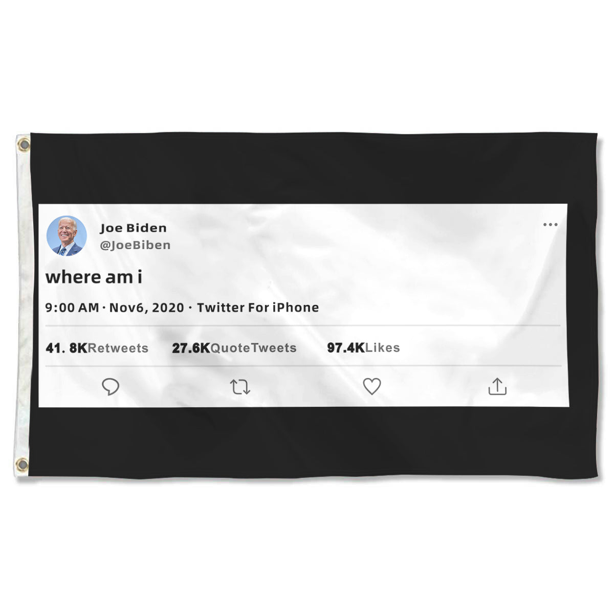 Fyon Joe Biden where am i Flag Indoor and outdoor banner