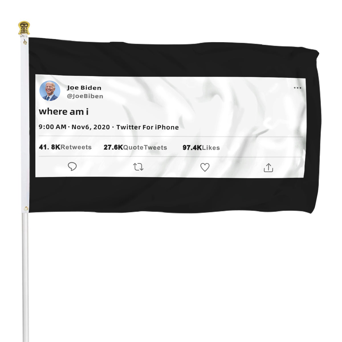 Fyon Joe Biden where am i Flag Indoor and outdoor banner