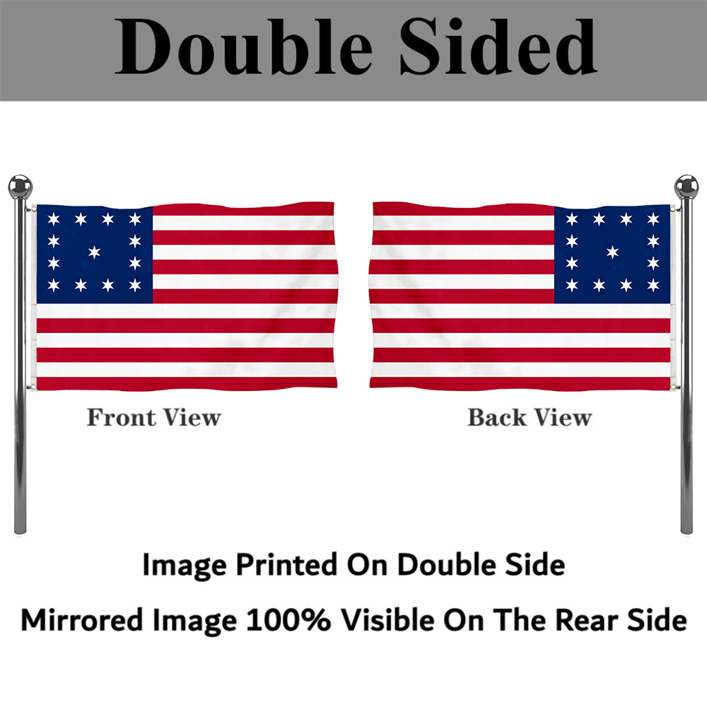 Fyon John Trumbull's Depiction the USA United States flag Banner