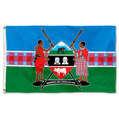 Fyon Kajiado County, Kenya Flag Banner