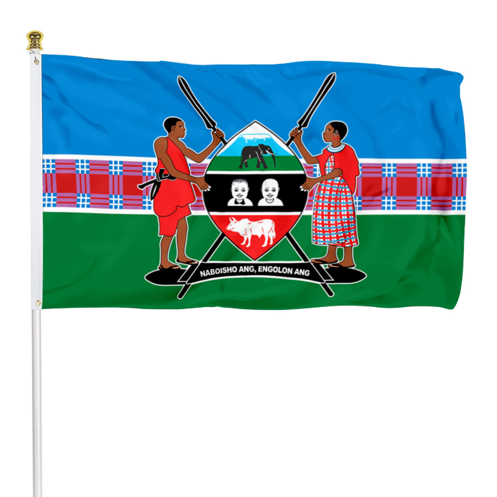 Fyon Kajiado County, Kenya Flag Banner