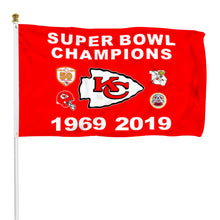 Fyon Kansas City Chiefs Flag Banner