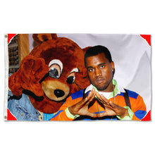 Fyon Kanye Bear Flag Indoor and outdoor banner