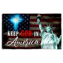 Fyon Keep God in America Flag 41146 Indoor and outdoor banner