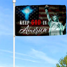 Fyon Keep God in America Flag 41146 Indoor and outdoor banner