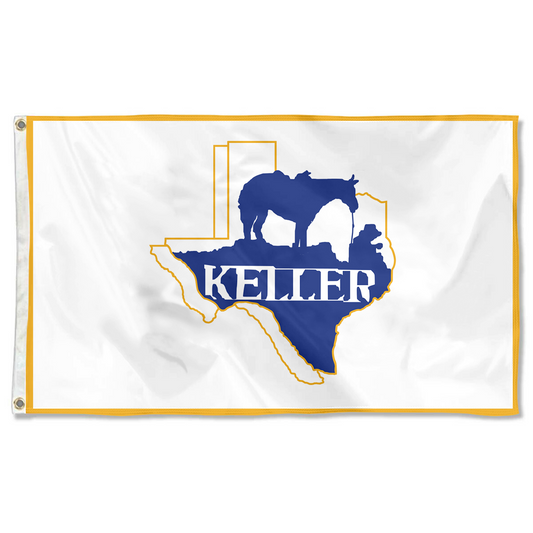 Fyon Keller, Texas flag banner