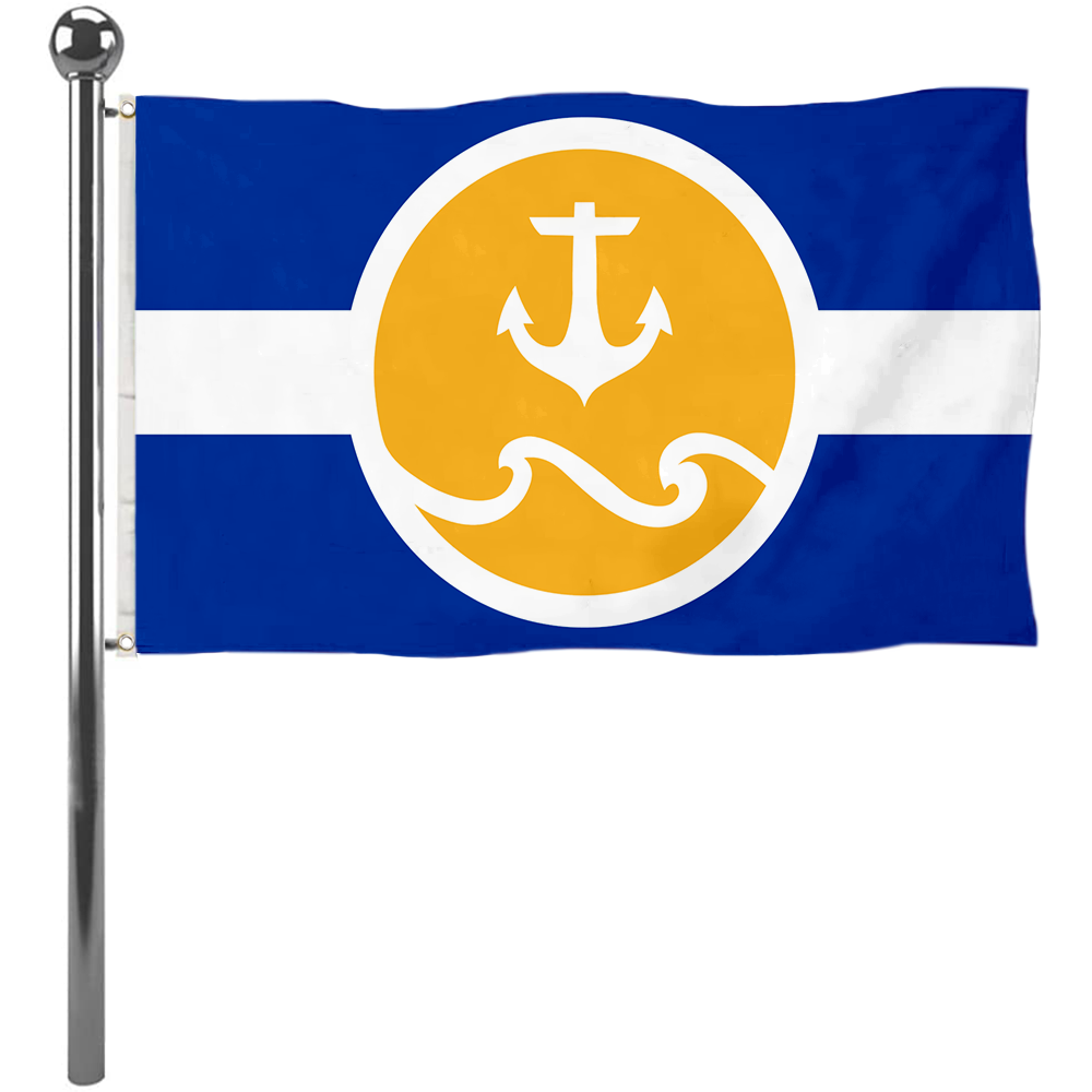 Fyon Kennebunkport, Maine flag Banner