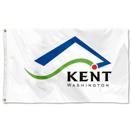 Fyon Kent, Washington flag  Banner