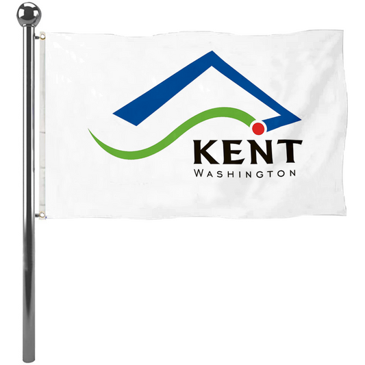 Fyon Kent, Washington flag  Banner