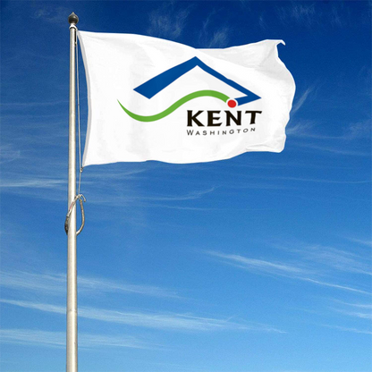 Fyon Kent, Washington flag  Banner