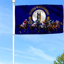 Fyon Kentucky Derby Horse Racing Flag 41769  Indoor and outdoor banner