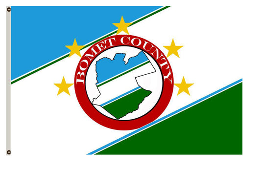 Kenya banner Busia County flag