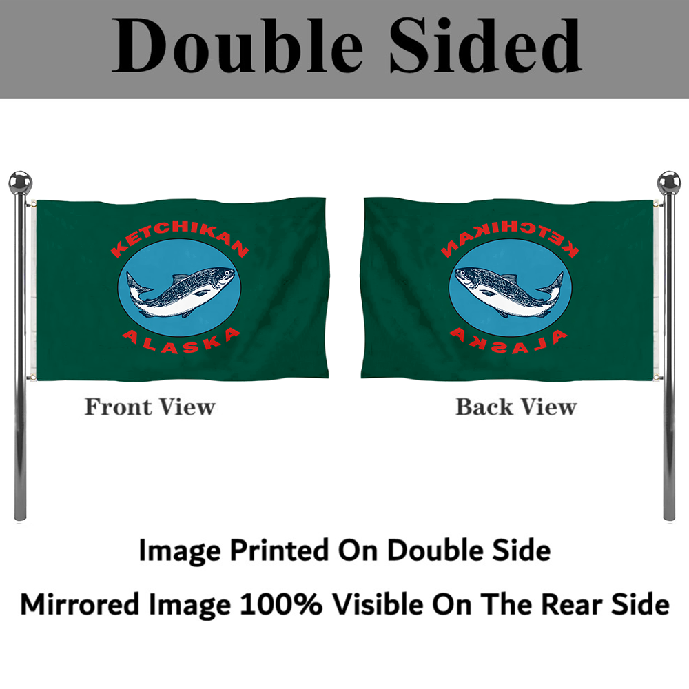 Fyon Ketchikan, Alaska Flag Banner