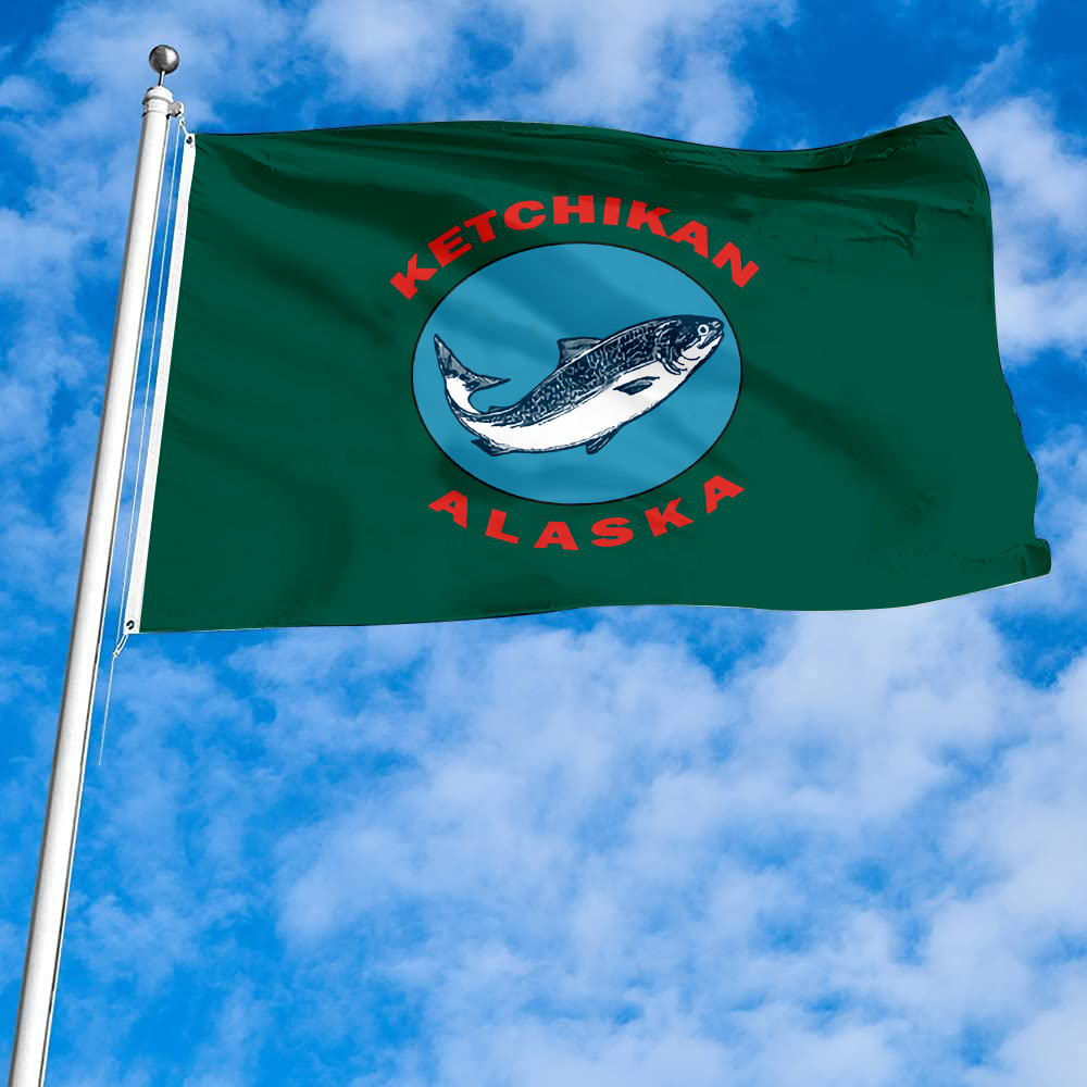 Fyon Ketchikan, Alaska Flag Banner