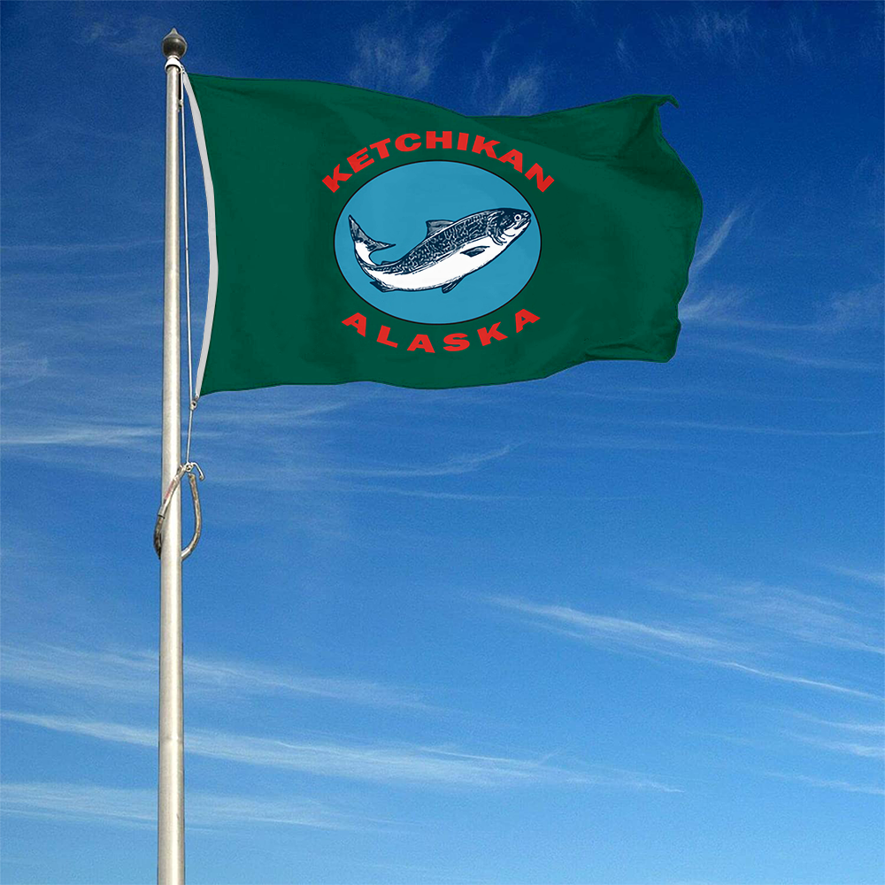 Fyon Ketchikan, Alaska Flag Banner