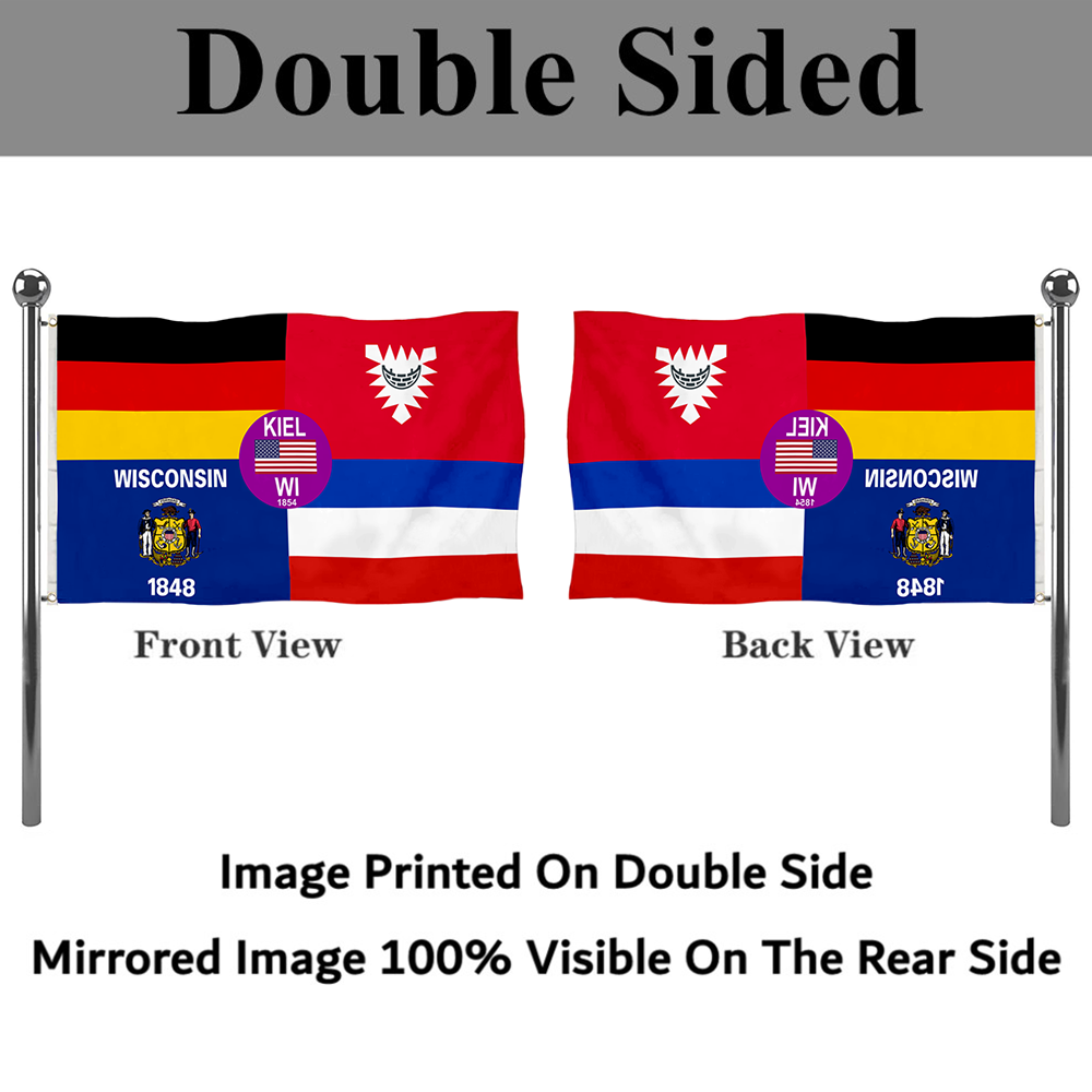 Fyon Kiel, Wisconsin flag Banner