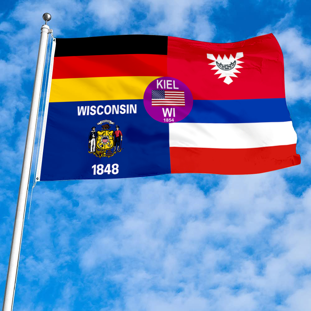 Fyon Kiel, Wisconsin flag Banner
