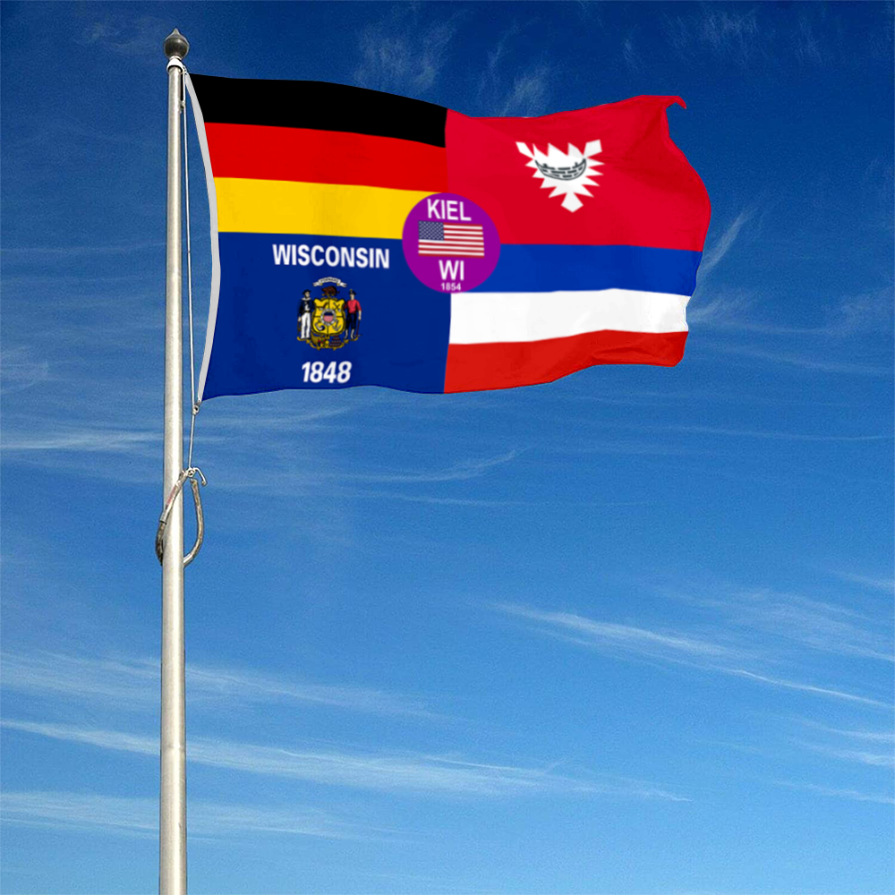 Fyon Kiel, Wisconsin flag Banner