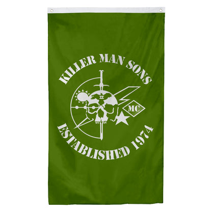 Fyon Killer Man Sons Flag Indoor and outdoor banner