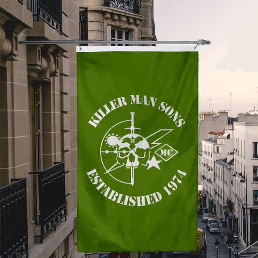 Fyon Killer Man Sons Flag Indoor and outdoor banner