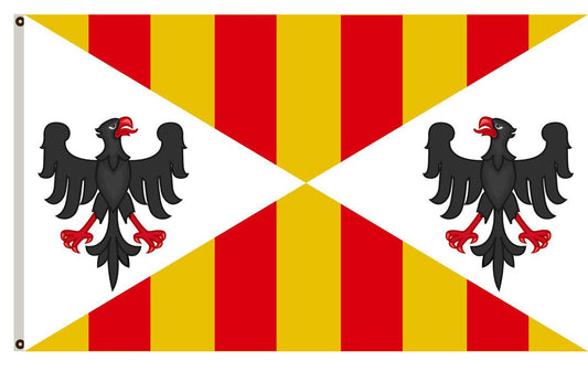 Kingdom of Sicily Flag 1243 to 1816 Flag Indoor and outdoor banner
